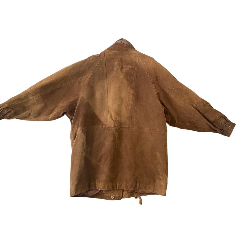Vintage Lew Magram Suede Leather Jacket Large - Picture 4 of 13